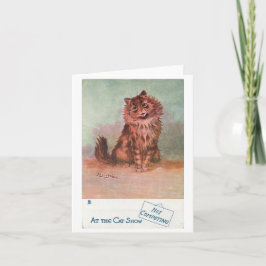 Nicht konkurrierend bei der Cat Show von Louis Wai Karte