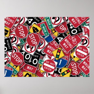 Nicht können Sie lasen die Zeichen Poster