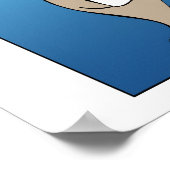 Nicht konsumieren, wenn Siegel kaputt ist - Poster (Ecke)