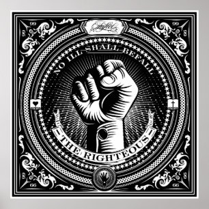 Nicht krank ereignet sich den rechtschaffenen poster