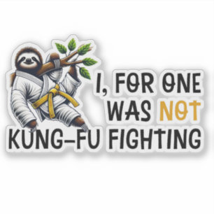 Nicht Kung-Fu-Kampf Aufkleber