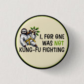 Nicht Kung-Fu-Kampf Button (Vorderseite)
