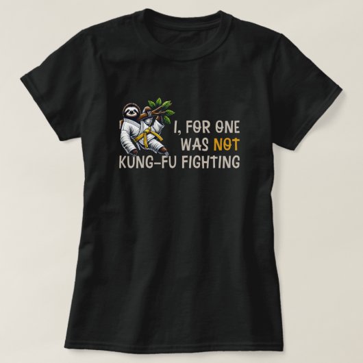 Nicht Kung-Fu-Kampf T-Shirt (Design vorne)