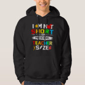 nicht kurz im Vorschullehrerumfang Hoodie (Vorderseite)