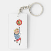 Nicht lange jetzt schlüsselanhänger (Rückseite)