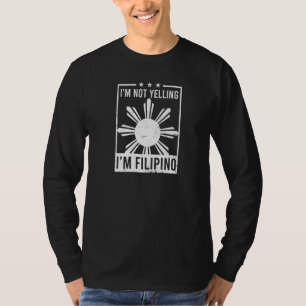 Nicht laut, ich bin philippinischer Amerikaner T-Shirt