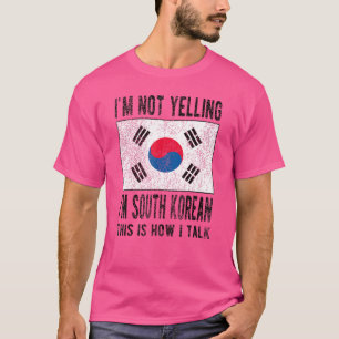 Nicht laut, ich bin Südkoreanischer Roots Südkorea T-Shirt