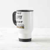 NICHT LAZY NUR FLARING REISEBECHER (Vorderseite Links)