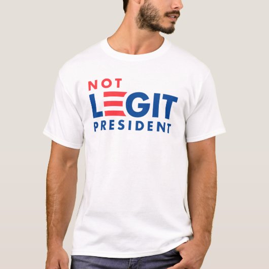 Nicht legitimierter T - Shirt des Präsidenten (Vorderseite)