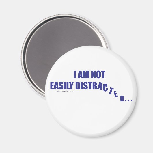 nicht leicht abgelenkt magnet (Vorderseite/Rückseite)