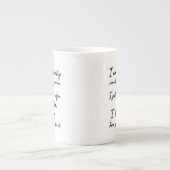 Nicht leise Korrektur Ihrer Grammatik Schwarz & We Porzellantasse (Vorderseite)