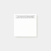 Nicht leise Korrektur Ihres Grammar (noch) Post-it Klebezettel (Vorderseite)