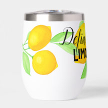 Nicht Limoncello Stemless Wine Tumbler