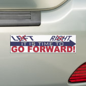 Nicht links, nicht recht, Zeit, vorwärts zu gehen Autoaufkleber (Auf Auto)