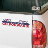 Nicht links, nicht recht, Zeit, vorwärts zu gehen Autoaufkleber (Auf Lkw)