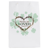 NICHT LUCKY NUR LIEBTE Christlichen St. Patrick's  Mittlere Geschenktüte (Vorderseite)