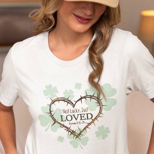 NICHT LUCKY NUR LIEBTE Christlichen St. Patrick's  T-Shirt