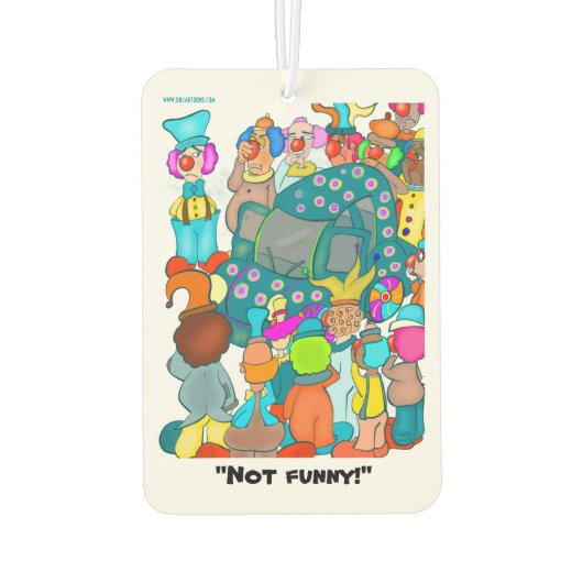 Nicht lustig! autolufterfrischer (Rückseite)