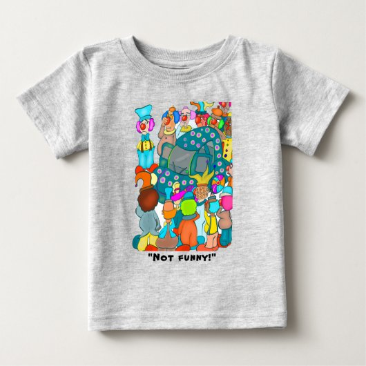 Nicht lustig! Baby Boy T - Shirt (Vorderseite)