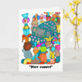 Nicht lustig! Grußkarte Karte (Gelbe Blume)