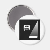 Nicht lustig magnet (Vorderseite/Rückseite)