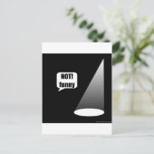 Nicht lustig postkarte (Stehend Vorderseite)