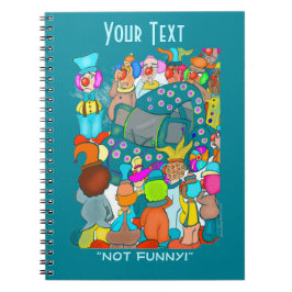 Nicht lustig! Spiralnotizblock Notizblock
