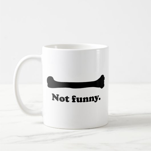 Nicht lustiger Kaffeebecher Kaffeetasse (Links)