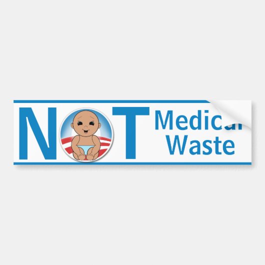 Nicht medizinischer Abfall Autoaufkleber (Vorne)