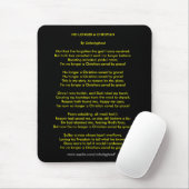 NICHT MEHR EIN CHRISTLICHES MOUSEPAD (Mit Mouse)