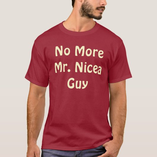 Nicht mehr Herr Nicea Guy T-Shirt (Vorderseite)
