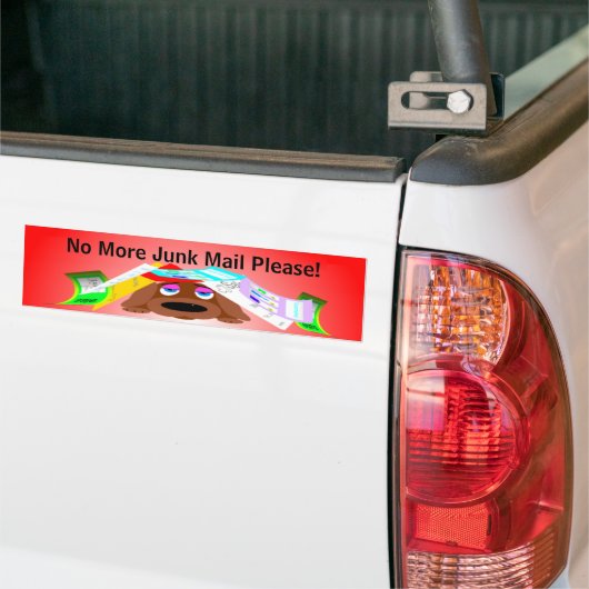 Nicht mehr Junk-Email bitte! Autoaufkleber (Auf Lkw)
