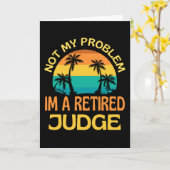 Nicht mehr mein Problem, sondern ein ermüdeter Ric Karte (Gelbe Blume)