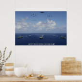 NICHT MEHR MIT AMERIKA-Poster Poster (Küche)