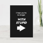 Nicht mehr mit dummem karte (Vorderseite)