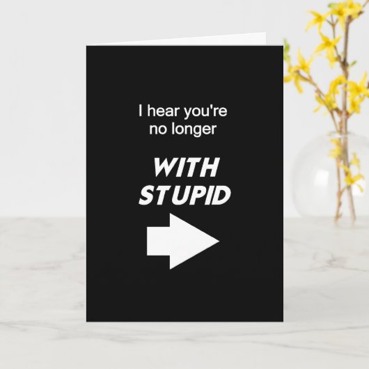 Nicht mehr mit dummem karte (Gelbe Blume)