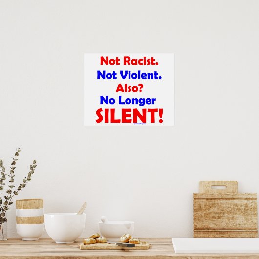 Nicht mehr SILENT! Poster (Küche)