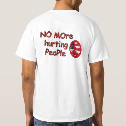 Nicht mehr verletzenleute T-Shirt (Rückseite)