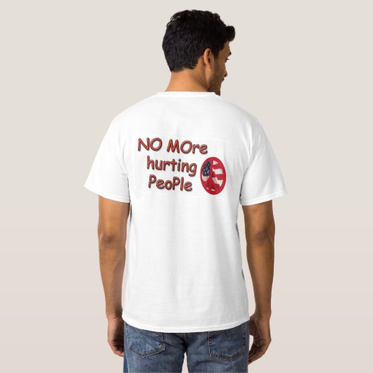 Nicht mehr verletzenleute T-Shirt (Schwarz voll)