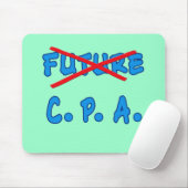 Nicht mehr zukünftiger CPA Abschluss-Entwurf Mousepad (Mit Mouse)