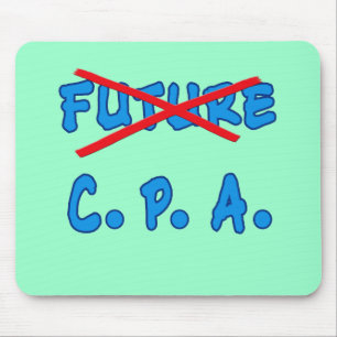 Nicht mehr zukünftiger CPA Abschluss-Entwurf Mousepad