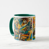 "Nicht mein Affe!" Tasse von Getränken (Vorderseite Links)