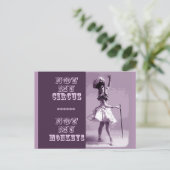 Nicht mein Circus Postcard Postkarte (Stehend Vorderseite)