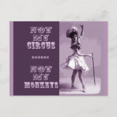 Nicht mein Circus Postcard Postkarte (Vorderseite)