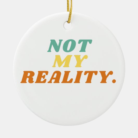 Nicht mein echtes Ornament (Vorne)