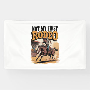 Nicht mein erster Rodeo-Western Banner