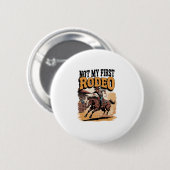 Nicht mein erster Rodeo-Western Button (Vorne & Hinten)