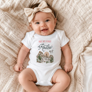 Nicht mein erster Rodeo Western Cowgirl Bodysuit Baby Strampler