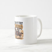 Nicht mein erster Rodeo-Western Kaffeetasse (VorderseiteRechts)