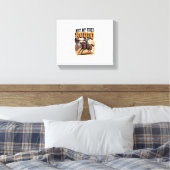 Nicht mein erster Rodeo-Western Leinwanddruck (Insitu (Schlafzimmer))